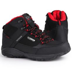 Buty damskie zimowe wysokie ocieplane DK PREDATOR HIGH. Czarne obuwie sportowe casual damskie DK. Za 199.00 zł.