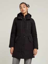 G-Star Parka w kolorze czarnym rozmiar: S. Czarne parki damskie G-Star, s, bez kaptura. Za 430.46 zł.