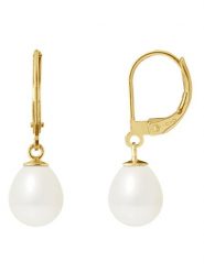 Pearl Addict Złote kolczyki z perłami rozmiar: onesize. Białe kolczyki damskie Pearl Addict, z perłą, złote. Za 739.99 zł.