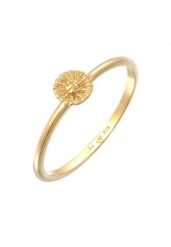 Elli Damski do łączenia kwiatek Boho Hippie ze srebra próby 925 Sterling Silver Pierścionki 1 ct. Szare pierścionki damskie Elli, pozłacane. Za 241.39 zł.