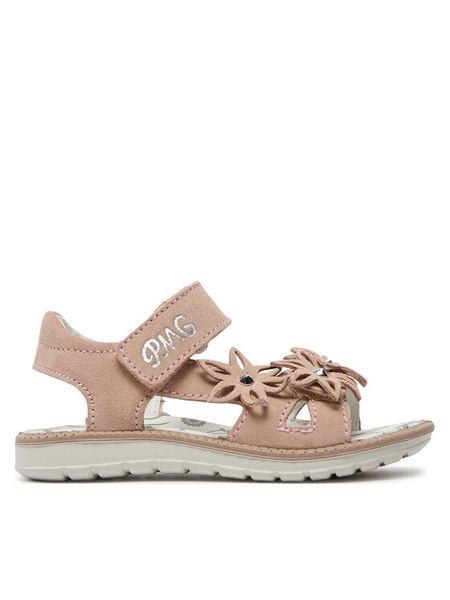 Primigi Sandały 5887511 M Różowy. Czerwone sandały dziewczęce Primigi, ze skóry, bez obcasa, bez zapięcia. Za 249.99 zł.