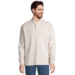 Bluza Polo Dla Dorosłych Unisex Heritage Neck. Białe bluzy damskie SOL'S, s, bez wzorów, bez kaptura. Za 174.99 zł.