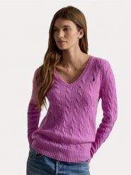 Polo Ralph Lauren Sweter 211971866504 Różowy Slim Fit. Czerwone swetry klasyczne damskie Polo Ralph Lauren, s, z wełny, bez kołnierzyka. Za 1,199.00 zł.