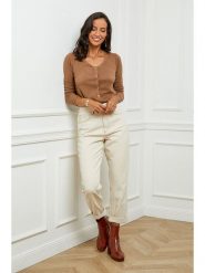Soft Cashmere Kardigan w kolorze jasnobrązowym rozmiar: 34/36. Brązowe kardigany damskie Soft Cashmere, bez wzorów, z kaszmiru. Za 79.03 zł.