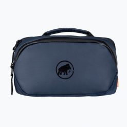 Saszetka nerka Mammut Seon. Niebieskie nerki i saszetki damskie Mammut, bez wzorów. Za 256.85 zł.