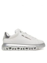 KARL LAGERFELD Sneakersy KL64519A Biały. Białe obuwie sportowe damskie KARL LAGERFELD, ze skóry, bez zapięcia. Za 479.99 zł.