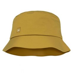 Kapelusz BUFF RAIN BUCKET HAT SOLID GINGKO. Brązowe kapelusze damskie Buff, bez wzorów, sportowe. Za 219.90 zł.