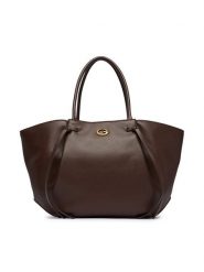 Guess Torebka Allegra HWBG22 37230 Brązowy ciemny. Brązowe shopper bag Guess, z aplikacjami, ze skóry, bez dodatków. Za 674.99 zł.