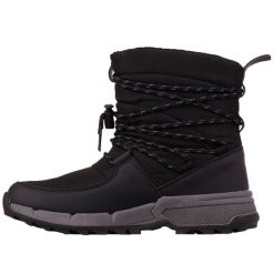 Buty Kappa Numar W 243239 1171 czarne. Czarne śniegowce damskie z gumy. Za 280.78 zł.