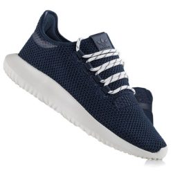 Buty damskie sportowe TUBULAR SHADOW. Niebieskie obuwie sportowe casual damskie Adidas, trekkingowe. W wyprzedaży za 159.00 zł.