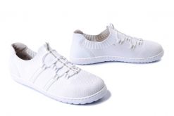 RIEKER 52854-80 white, półbuty damskie. Białe półbuty damskie Rieker, na lato, bez wzorów, z gumy, bez obcasa, bez zapięcia. Za 223.93 zł.