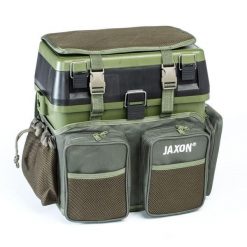 Zestaw torba-plecak+skrzynka Jaxon RH-178. Zielone plecaki JAXON, bez wzorów. Za 289.99 zł.