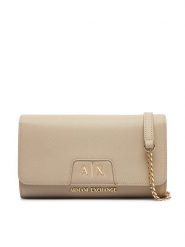 Armani Exchange Torebka XW000358 AF26570 U6208 Beżowy. Brązowe torebki wieczorowe damskie Armani Exchange, bez wzorów, ze skóry, bez dodatków. Za 429.99 zł.