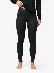 Legginsy termoaktywne damskie Devold Breeze Merino 150 Longs. Czarne legginsy damskie Devold, m, bez wzorów, z wełny. Za 379.49 zł.