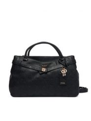 Guess Torebka Ella Logo HWPD97 46060 Czarny. Czarne torebki klasyczne damskie Guess, ze skóry, bez dodatków. Za 634.99 zł.