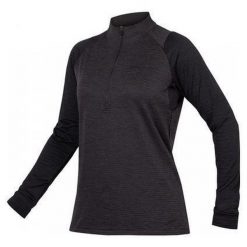 Damska koszulka z polaru Endura SIngleTrack. Czarne koszulki damskie ENDURA, l, bez wzorów, z polaru, bez kołnierzyka, bez ramiączek. Za 259.99 zł.