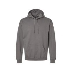 Bluza Z Kapturem Dla Dorosłych Unisex Softstyle Fleece Midweight. Niebieskie bluzy damskie GILDAN, m, bez wzorów, z bawełny, z kapturem. Za 104.99 zł.