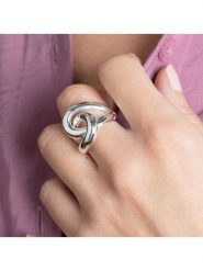 L'atelier précieux Srebrny pierścionek rozmiar: 62. Szare pierścionki damskie l'Atelier precieux, srebrne. Za 219.60 zł.