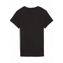 Damska koszulka ESS No. 1 Logo PUMA Black. Białe bluzki damskie Puma, m, bez wzorów, z gumy, bez kołnierzyka, bez ramiączek. W wyprzedaży za 79.00 zł.
