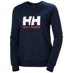 Damska bluza z okrągłym dekoltem Helly Hansen 2.0. Niebieskie bluzy damskie Helly Hansen, s, bez wzorów, z bawełny, bez kaptura. Za 270.65 zł.