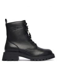 Pepe Jeans Trapery Stacy Play W PLS500022 Czarny. Czarne trapery damskie Pepe Jeans, z jeansu, bez zapięcia. Za 669.99 zł.