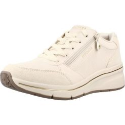Buty SKECHERS 190370S BILLION FLEX LUXE UP Beżowy. Brązowe obuwie trekkingowe damskie Skechers, z materiału, bez zapięcia. Za 596.00 zł.