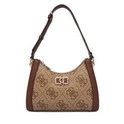 Torebka Guess. Brązowe torebki klasyczne damskie Guess, bez dodatków. Za 589.99 zł.