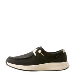 Kobiece wodoodporne trampki Ariat Buckeye. Czarne trampki damskie Ariat, bez wzorów, ze skóry, bez zapięcia. Za 529.00 zł.