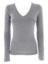 COTONELLA Koszulka w kolorze szarym rozmiar: S. Szare bluzki damskie Cotonella, s, bez wzorów, bez kołnierzyka, bez ramiączek. Za 30.99 zł.