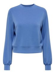 ONLY Bluza w kolorze niebieskim rozmiar: S. Niebieskie bluzy damskie Only, s, bez wzorów, bez kaptura. Za 86.99 zł.