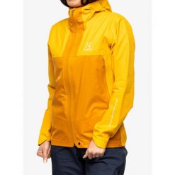 Kurtka GORE-TEX damska Haglofs L.I.M GTX Active Jacket. Żółte kurtki damskie Haglöfs, l, bez wzorów, z gore-texu, bez kaptura. W wyprzedaży za 1,122.99 zł.
