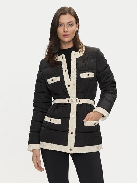 Marciano Guess Kurtka przejściowa Cecilia 4YGL13 7127A Czarny Regular Fit. Czarne kurtki damskie Marciano Guess, z aplikacjami, z syntetyku, bez kaptura. Za 759.00 zł.