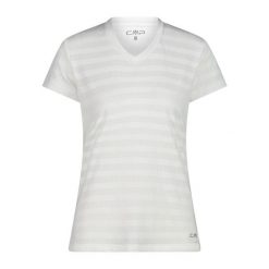 Koszulka damska CMP. Białe bluzki damskie CMP, bez wzorów, sportowe, bez kołnierzyka, bez ramiączek. Za 212.50 zł.