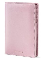 Puccini Etui "Zen" w kolorze jasnoróżowym na dokumenty podróżne - 10 x 14 x 1 cm rozmiar: onesize. Różowe portfele damskie Puccini, bez wzorów, z materiału. Za 126.75 zł.