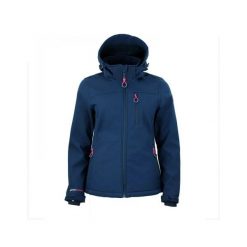 Kurtka damska Peak Mountain Softshell Aclaudioffb. Niebieskie kurtki damskie Peak Mountain, m, z aplikacjami, z elastanu. Za 286.00 zł.