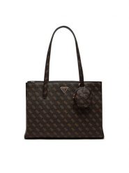 Guess Torebka HWQG90 06230 Brązowy. Brązowe shopper bag Guess, z aplikacjami, ze skóry, bez dodatków. Za 399.99 zł.