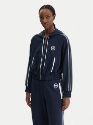 MICHAEL Michael Kors Bluza MR651X2K8N Granatowy Regular Fit. Niebieskie bluzy damskie MICHAEL Michael Kors, m, bez wzorów, z syntetyku, bez kaptura. Za 769.99 zł.