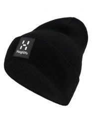 Haglöfs Czapka beanie "Aze" w kolorze czarnym rozmiar: onesize. Czarne czapki damskie Haglöfs, bez wzorów, ze splotem. Za 85.95 zł.