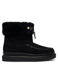 Guess Śniegowce FLFKEN LEA10 Czarny. Czarne śniegowce damskie Guess, ze skóry. Za 714.99 zł.