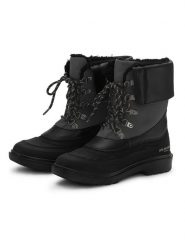 Ilse Jacobsen Skórzane botki zimowe w kolorze czarnym rozmiar: 38. Czarne botki damskie Ilse Jacobsen, na zimę, z wełny, bez obcasa, bez zapięcia. Za 219.95 zł.