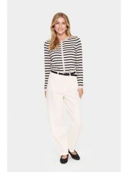 SAINT TROPEZ Kardigan w kolorze jasnoróżowo-czarnym rozmiar: L. Czarne kardigany damskie Saint Tropez, l, bez wzorów. Za 118.28 zł.