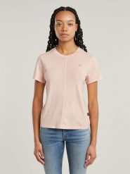 G-Star Koszulka w kolorze jasnoróżowym rozmiar: XXS. Różowe bluzki damskie G-Star, xxs, bez wzorów, z bawełny, retro, bez kołnierzyka, bez ramiączek. Za 78.99 zł.