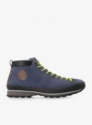 Buty outdoor Lomer Bio Naturale Mid MTX. Niebieskie obuwie trekkingowe damskie Lomer, z gumy, przed kolano, bez zapięcia. Za 569.00 zł.
