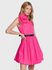 Pinko Sukienka koktajlowa Cefalonia 100332 Y3LE Różowy Regular Fit. Czerwone sukienki damskie Pinko, bez wzorów, z syntetyku, wizytowe, bez ramiączek. Za 829.99 zł.