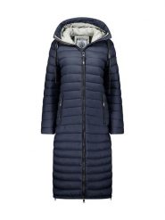 Canadian Peak Płaszcz pikowany "Azuleak" w kolorze granatowym rozmiar: L. Niebieskie płaszcze damskie Canadian Peak, l, bez wzorów, bez kaptura. Za 305.29 zł.