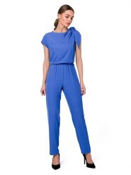 Stylove Kombinezon w kolorze niebieskim rozmiar: L. Niebieskie kombinezony damskie Stylove, l, bez wzorów, bez kołnierzyka, bez ramiączek. Za 245.96 zł.