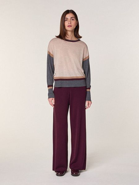 Rodier Wełniany sweter w kolorze beżowym rozmiar: S. Brązowe swetry klasyczne damskie Rodier, s, z wełny, bez kołnierzyka. Za 260.99 zł.