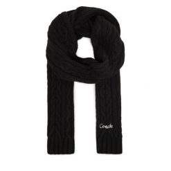 Szalik Coach. Czarne szaliki damskie Coach, bez wzorów. Za 409.99 zł.