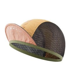Czapka rowerowa Rockbros z daszkiem, osłona na kask - żółta. Żółte czapki z daszkiem damskie ROCKBROS, na lato, bez wzorów, z materiału. Za 82.00 zł.