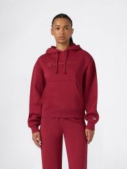 Champion Bluza w kolorze czerwonym rozmiar: L. Czerwone bluzy damskie Champion, l, bez wzorów, z kapturem. Za 159.95 zł.